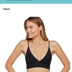 NWT L*space black bikini top